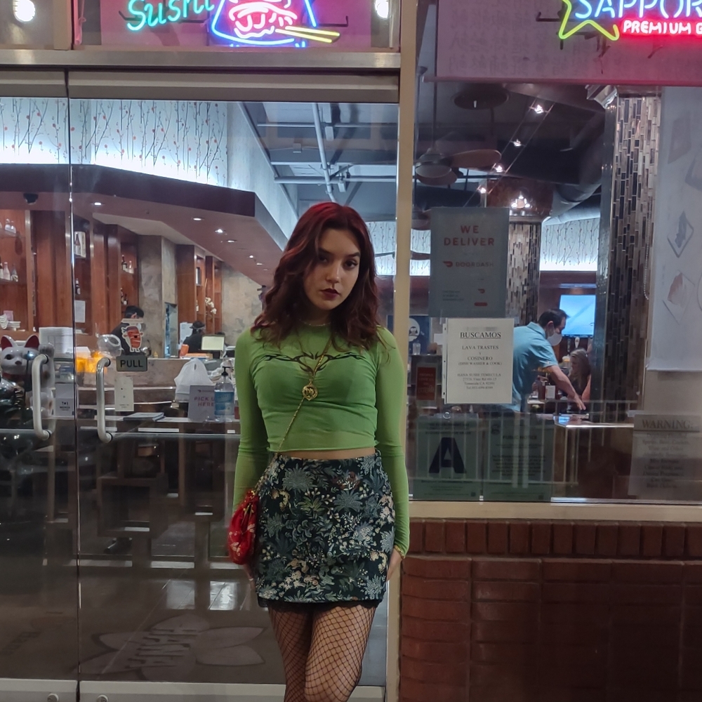 Japanese Floral Skirt